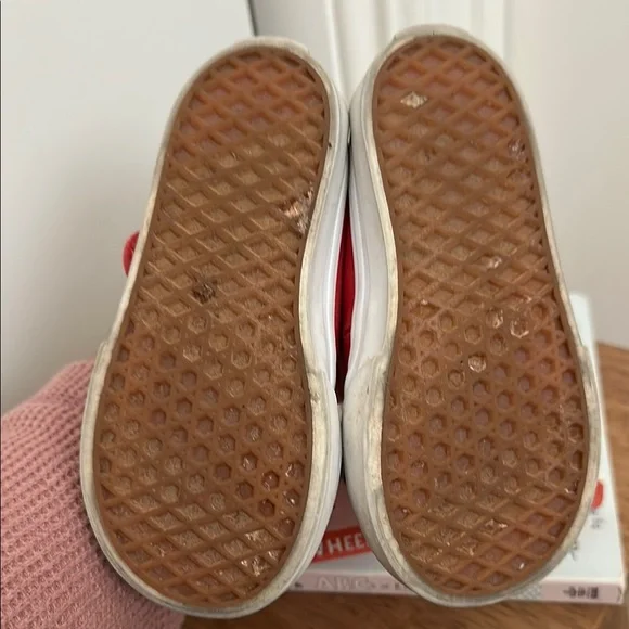 VANS RED MARY JANES - TODDLER SIZE 6.5 - Picture 7 of 7